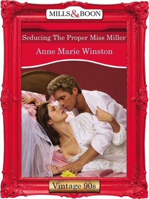 cover image of Seducing the Proper Miss Miller